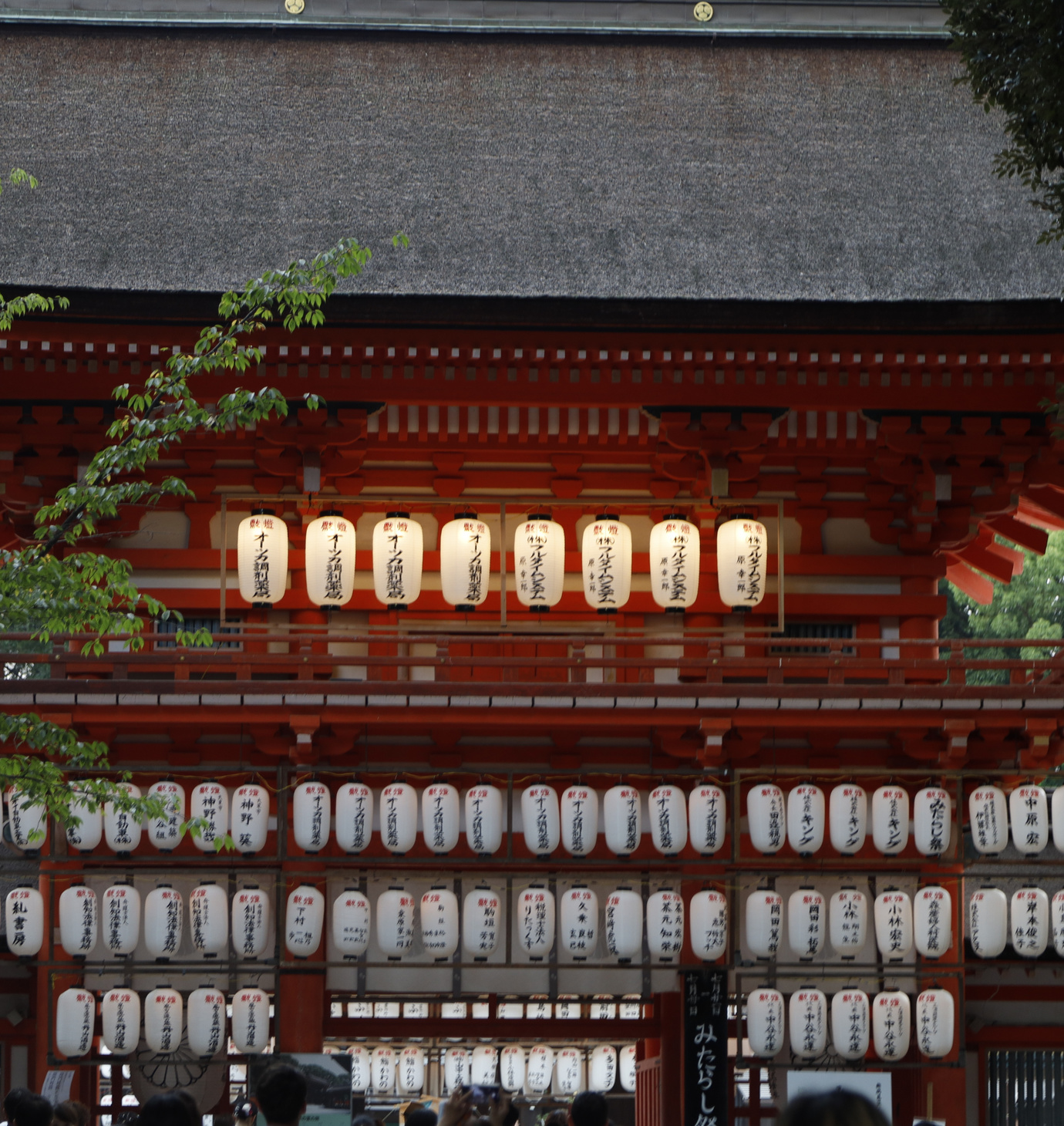 京都の神社の鳥居
